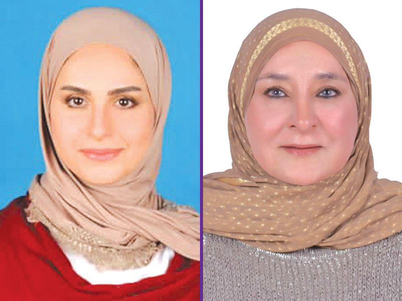 الكاتبة جميلة علي  - الكاتبة دانة النوري 