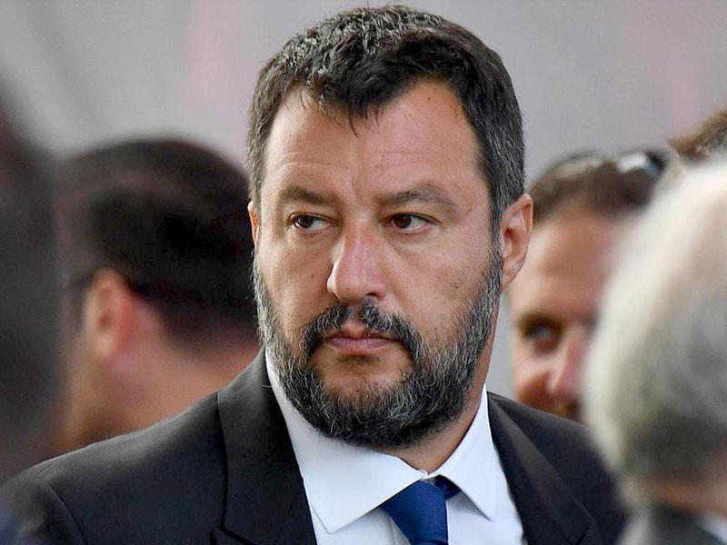 وزير الداخلية الإيطالي السابق ماتيو سالفيني