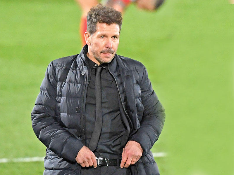 دييغو سيميوني المدير الفني لأتلتيكو مدريد