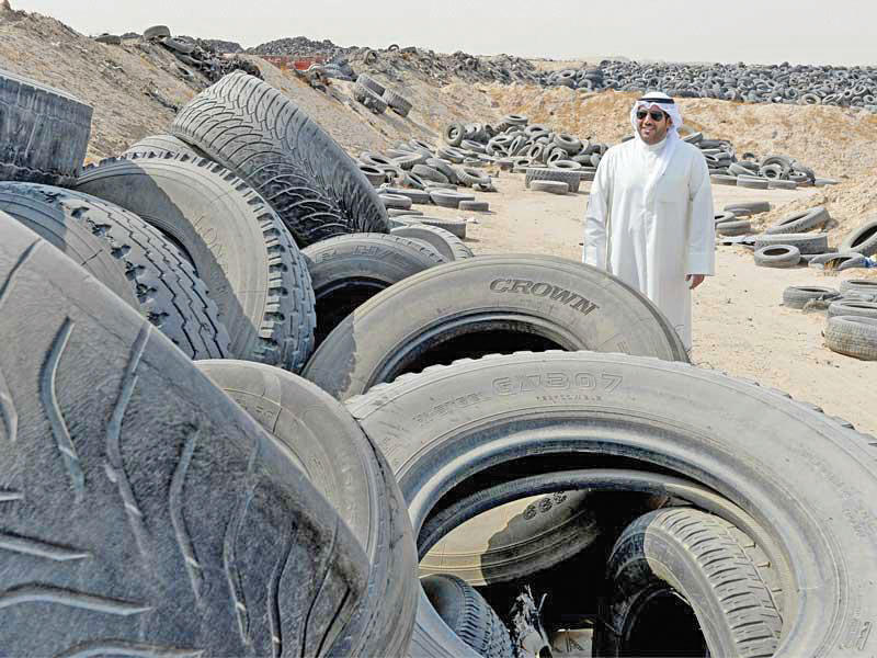 الإطارات التالفة أبرز عوائق المدينة الذكية