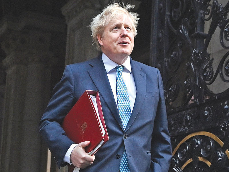 رئيس الوزراء البريطاني بوريس جونسون 
