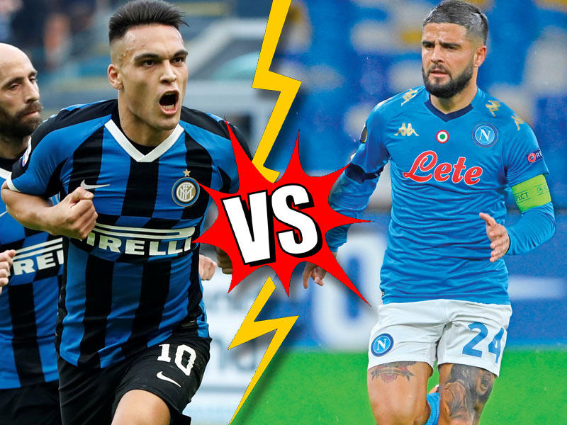 انسيني نجم نابولي - لاوتارو نجم الإنتر