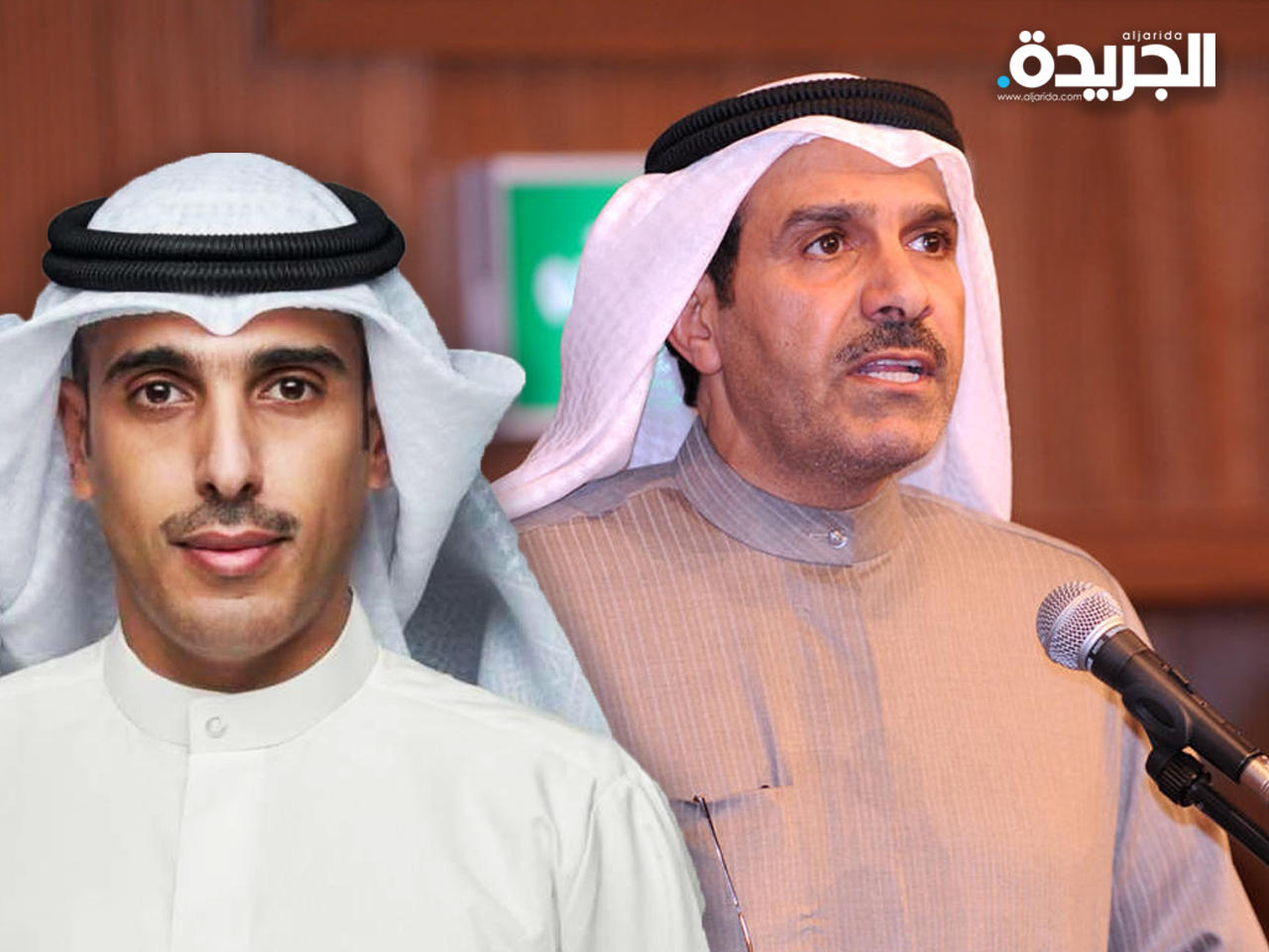 النائبان مرزوق الخليفة وعبدالله المضف