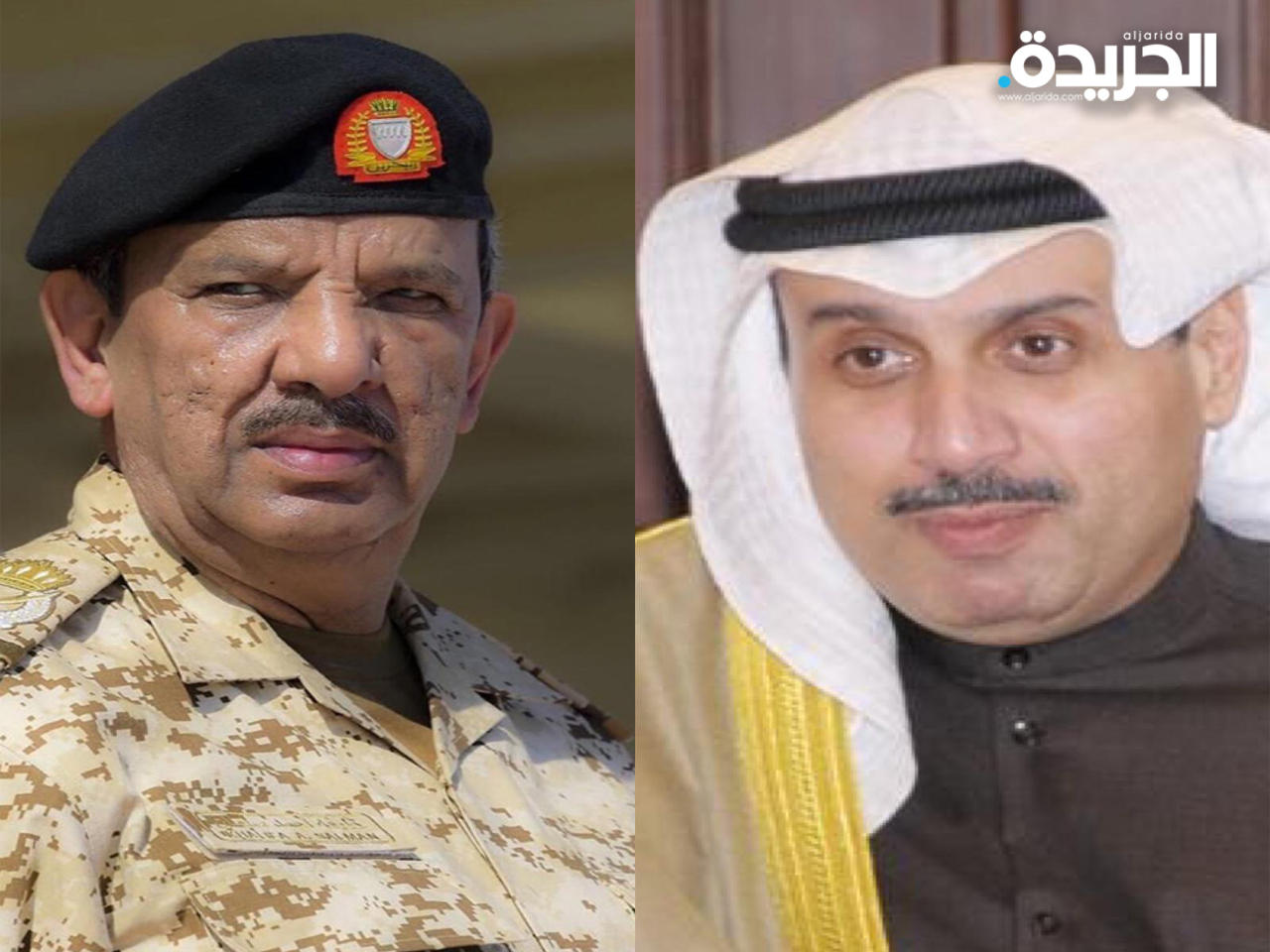 الشيخ حمد جابر العلي والشيخ خليفة بن أحمد