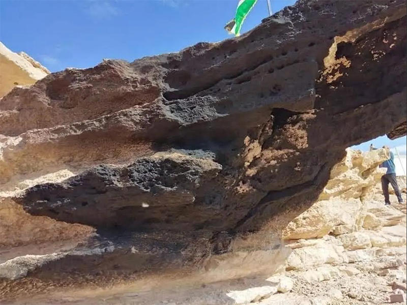 صخرة عراعر في منطقة ذيبان بمحافظة مأدبا جنوب الأردن