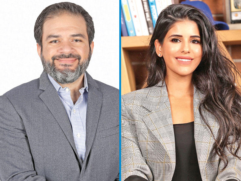  المؤسسة والرئيسة التنفيذية لشركة «درس» نور بودي- نائب رئيس الشركة لشؤون المنتجات أليكس باريتو