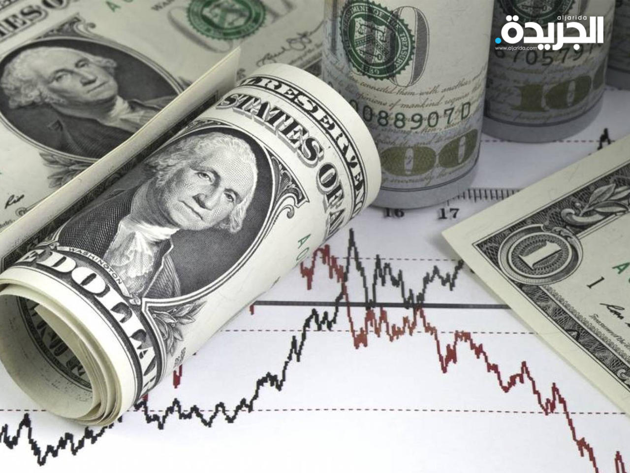 انخفاض الدولار