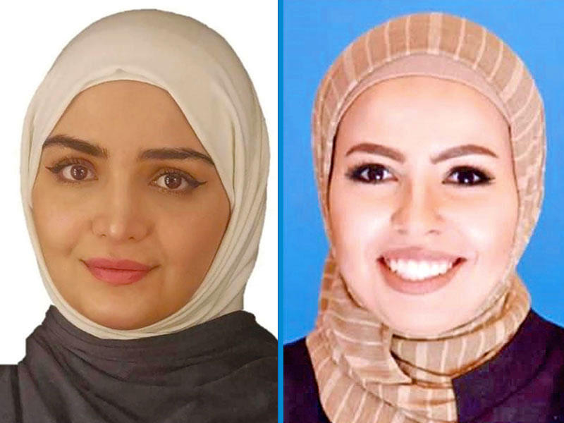 المخترعة الكويتية المهندسة جنان الشهاب-المهندسة الكويتية فاطمة الزلزلة