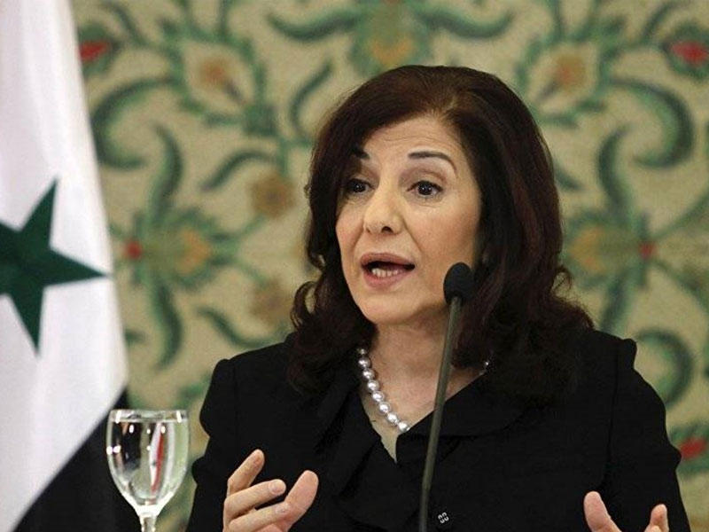 المستشارة الخاصة في الرئاسة السورية بثينة شعبان