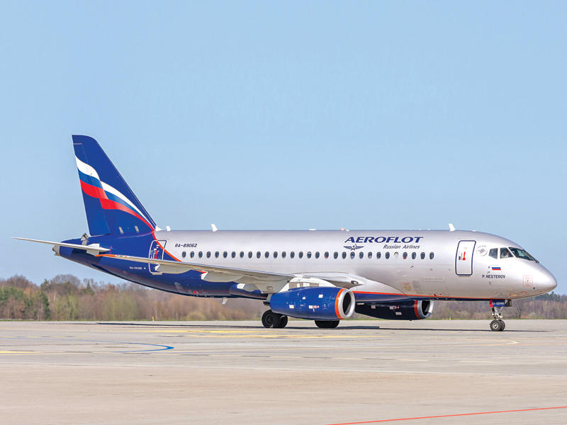 طائرة تابعة للخطوط الجوية الروسية إيروفلوت
