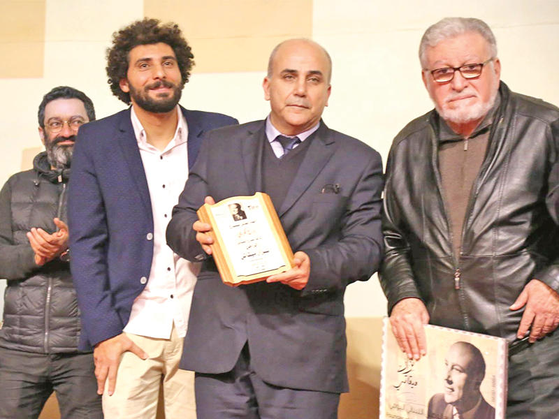 خلال احتفالية تكريم الراحل نزار ميقاتي عام 2019 في المسرح الوطني اللبناني