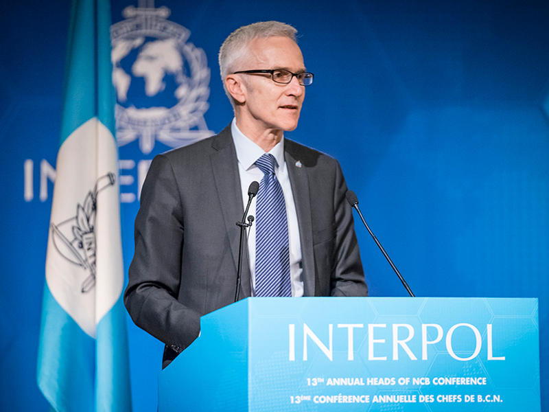 رئيس الشرطة الدولية «الإنتربول» يورغن شتوك
