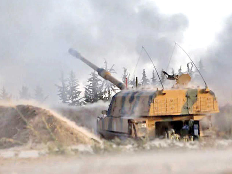 اشتباكات متقطعة في محور قرية المشيرفة بناحية عين عيسى شمال سورية