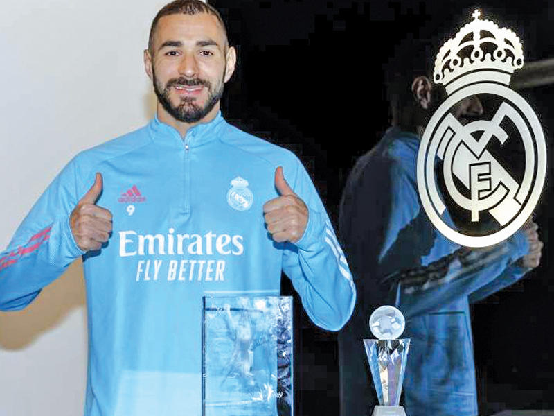 بنزيمة نجم ريال مدريد