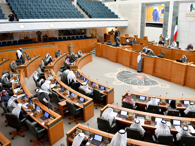 الجلسة الخاصة لمجلس الأمة أمس