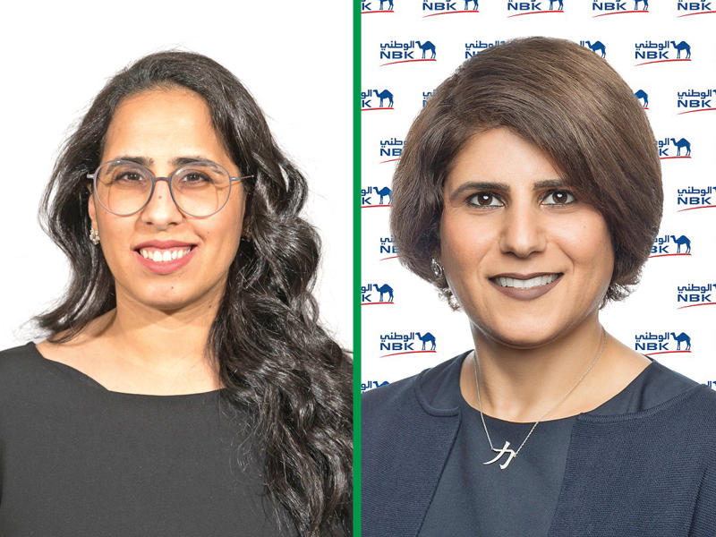 مساعدة المدير العام للعلاقات العامة في «الوطني» منال المطر -  سمية الجاسم  مؤسسة Creative Confidence