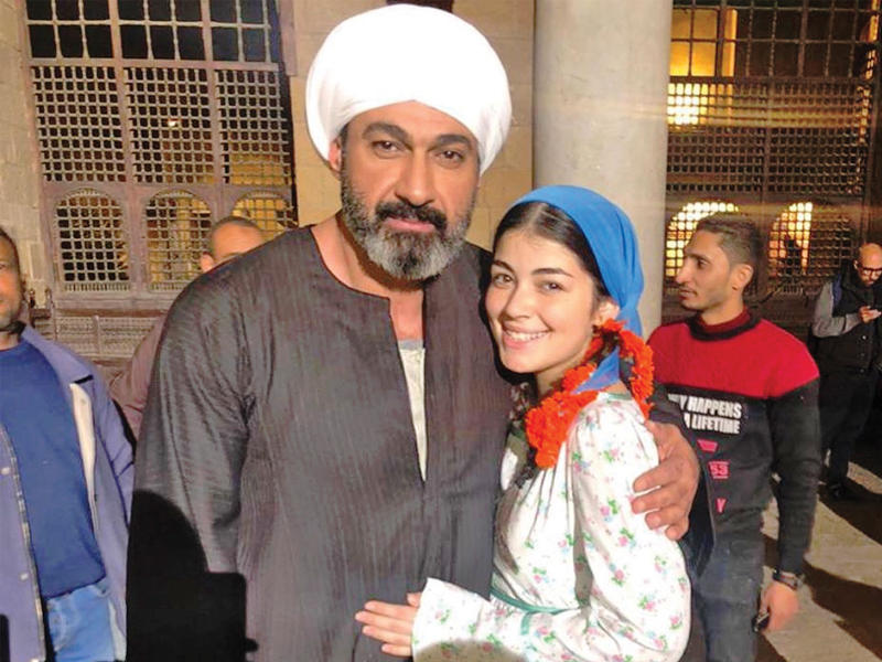 ليلى زاهر مع ياسر جلال في «الفتوة»n