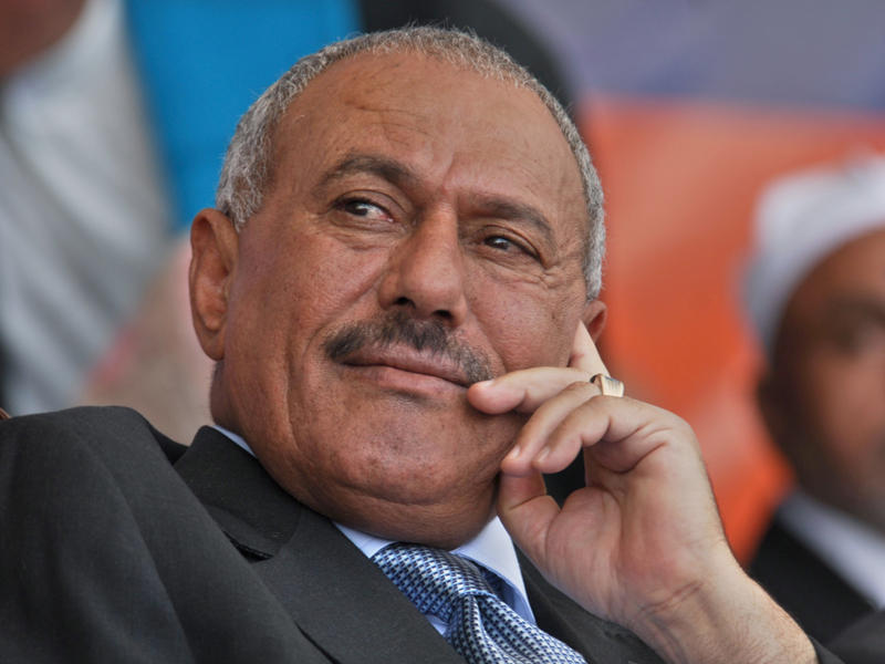 الرئيس اليمني الراحل علي عبدالله صالح 