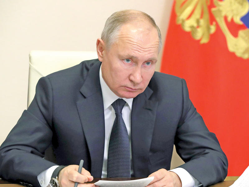 الرئيس الروسي فلاديمير بوتين 