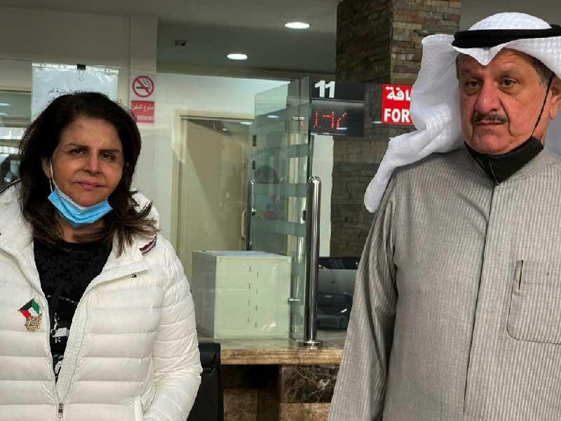 وزير الشؤون الاجتماعية، وزير الأوقاف والشؤون الإسلامية عيسى الكندري ومديرة الهيئة العامة لشؤون ذوي الإعاقة د. شفيقة العوضي خلال الزيارة