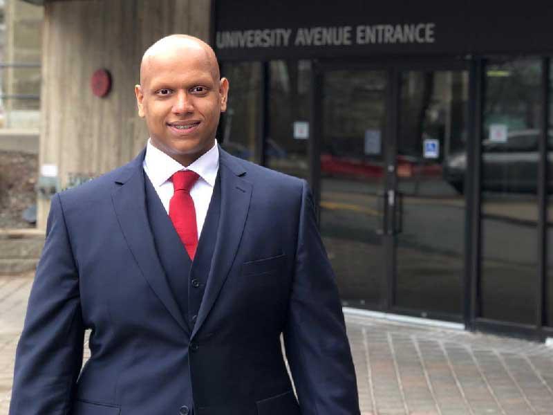  أمين سر الاتحاد الوطني لطلبة كندا أحمد الدعيج