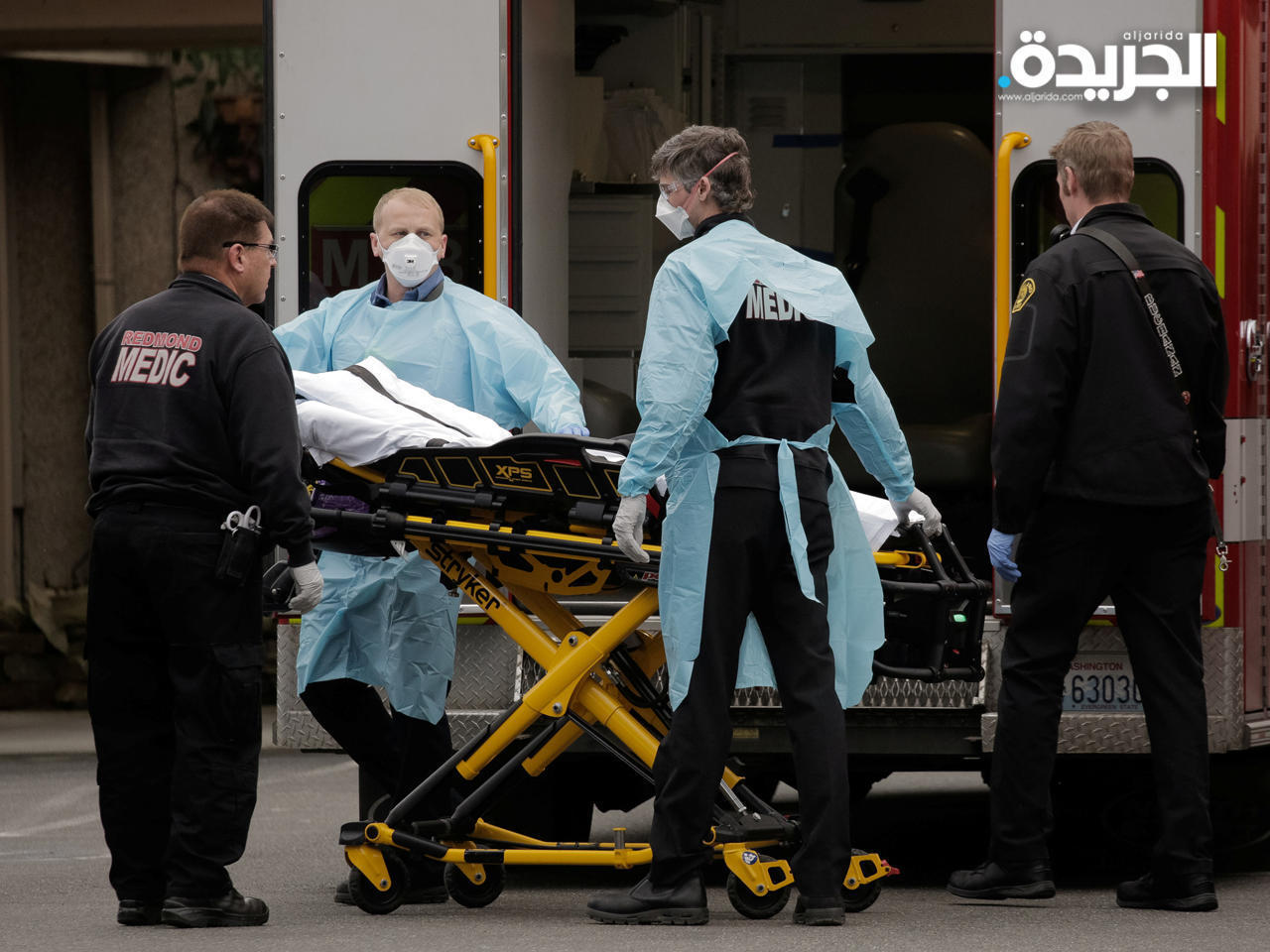 ارتفاع حالات الإصابة بفيروس كورونا في اميركا بنسبة 1 % خلال 24 ساعةn