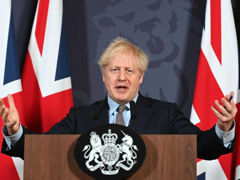  رئيس الوزراء البريطاني بوريس جونسون
