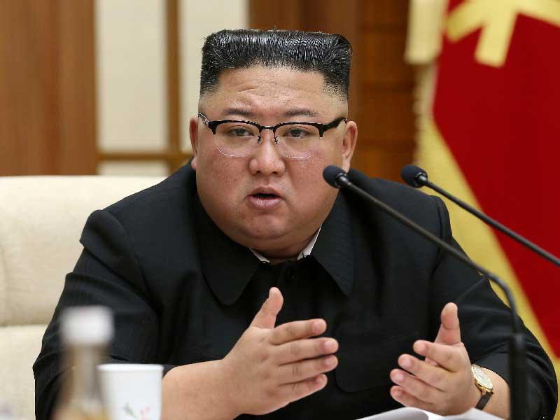 الزعيم الكوري الشمالي كيم جونغ أون 