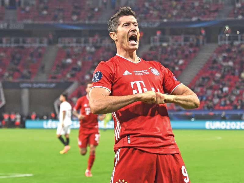 روبرت ليفاندوفسكي مهاجم بايرن ميونيخ