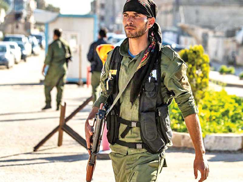 توتر بين قوات الحكومة السورية وقوات الأمن الكردية 