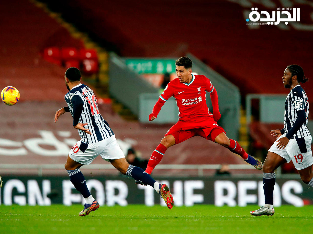 ليفربول يتعادل مع ويست بروميتش بالدوري الإنجليزي