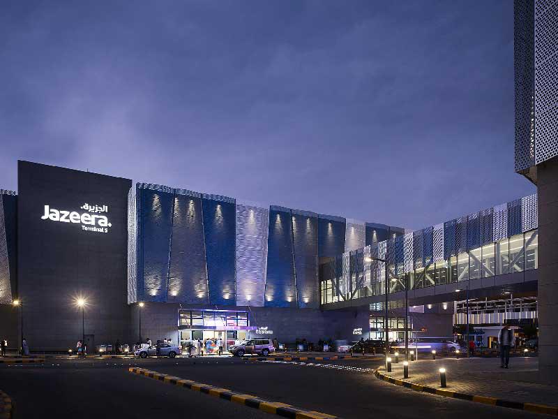 مبنى ركاب طيران الجزيرة الجديد T5 