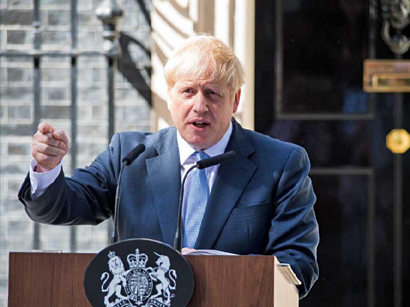  رئيس الوزراء البريطاني بوريس جونسون