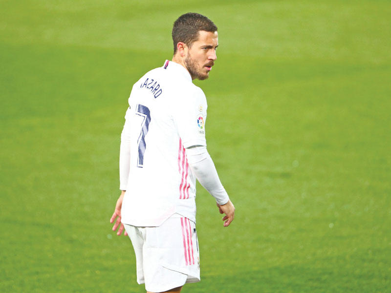 البلجيكي إدين هازارد لاعب ريال مدريد