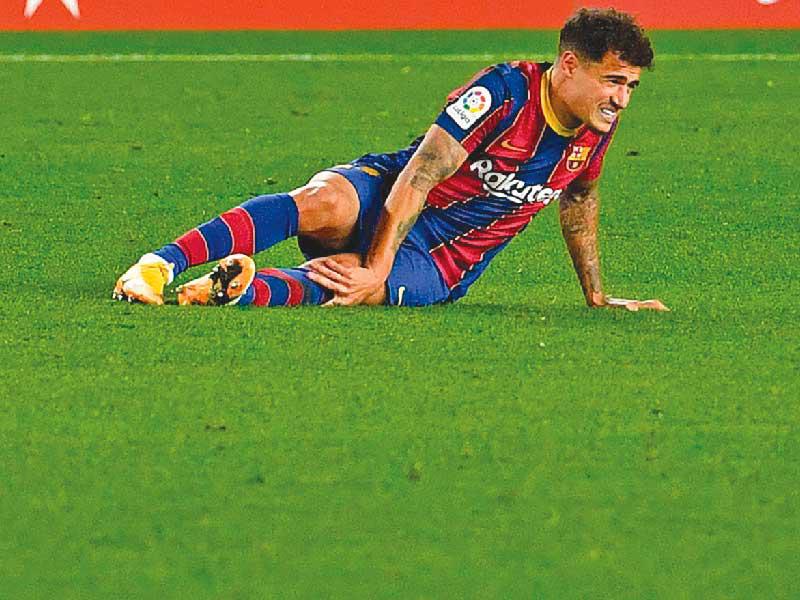 لاعب وسط برشلونة فيليبي كوتينيو 