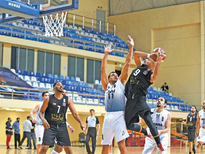 جانب من مباراة الكويت والجهراء