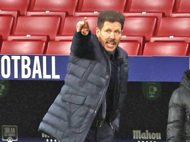 مدرب أتلتيكو مدريد دييغو سيميوني