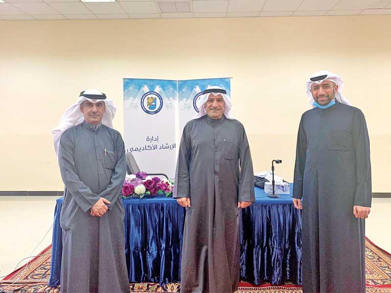 محاضرو اللقاءات الإرشادية من عمادة شؤون الطلبة