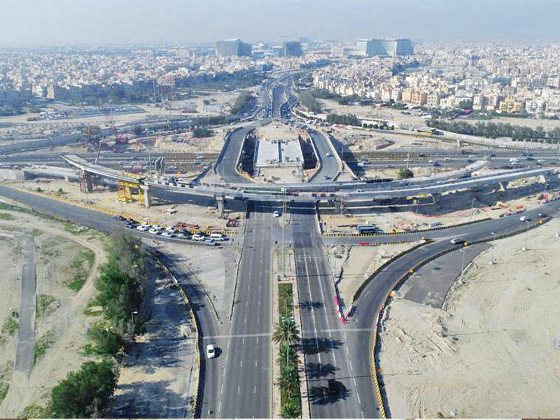 جسور وتقاطعات جنوب السرة 