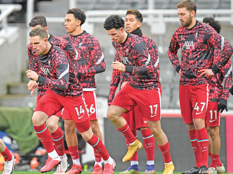 جانب من تدريبات سابقة لنادي ليفربول