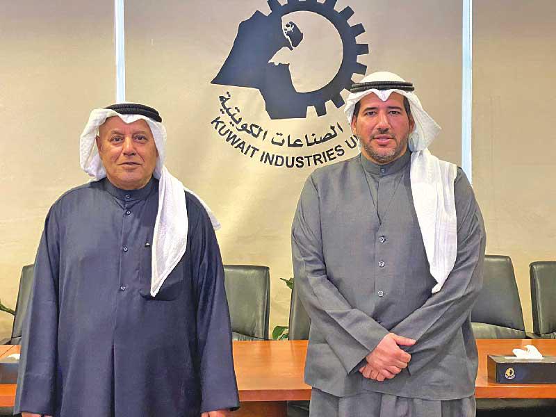 الشيخ عبدالله أحمد الحمود الصباح وحسين الخرافي