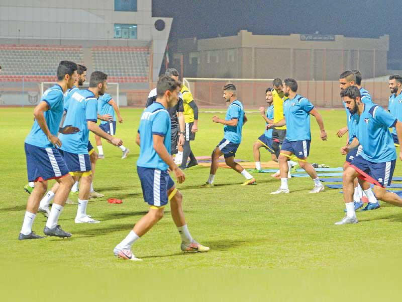 تدريب سابق للأزرق
