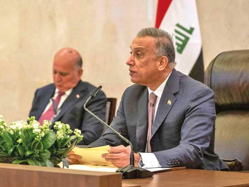 رئيس الوزراء العراقي مصطفى الكاظمي 