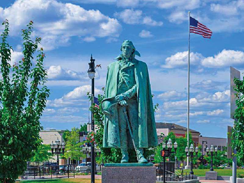 تمثال الجنرال الشهير ويليام شيبرد