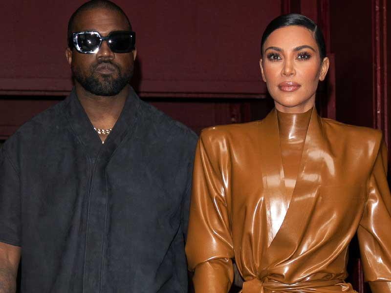  نجمة تلفزيون الواقع كيم كاردشيان وزوجها المغني كاني ويست