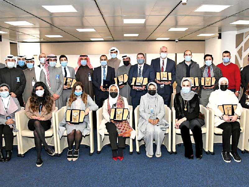 جانب من تكريم المدربين