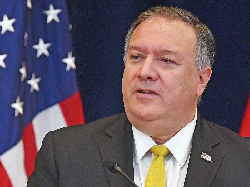 وزير الخارجية الأميركي مايك بومبيو 