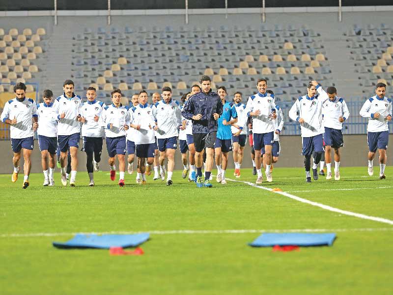 من تدريبات الأزرق الحالية