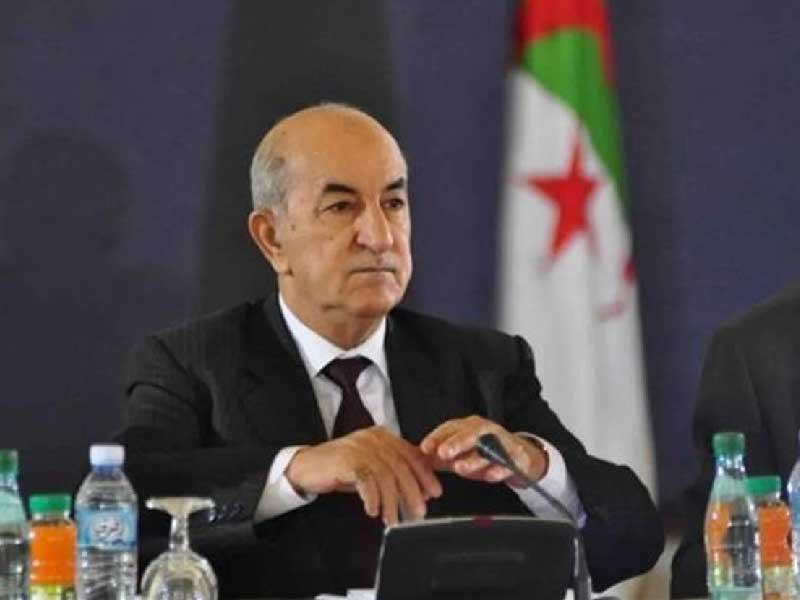الرئيس الجزائري عبدالمجيد تبون