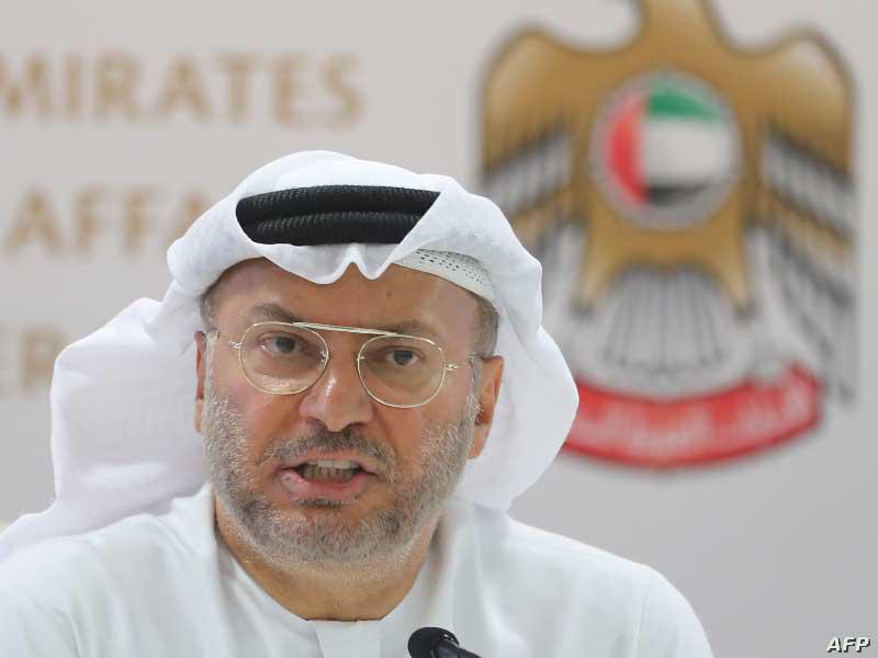 وزير الدولة الإماراتي للشؤون الخارجية  أنور قرقاش